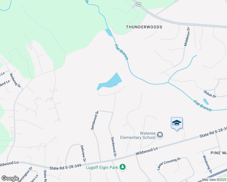 map of restaurants, bars, coffee shops, grocery stores, and more near 24 Wood Lake Drive in Lugoff