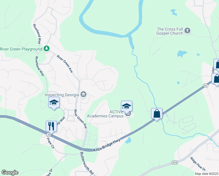 map of restaurants, bars, coffee shops, grocery stores, and more near 924 Woodbury Road in Canton