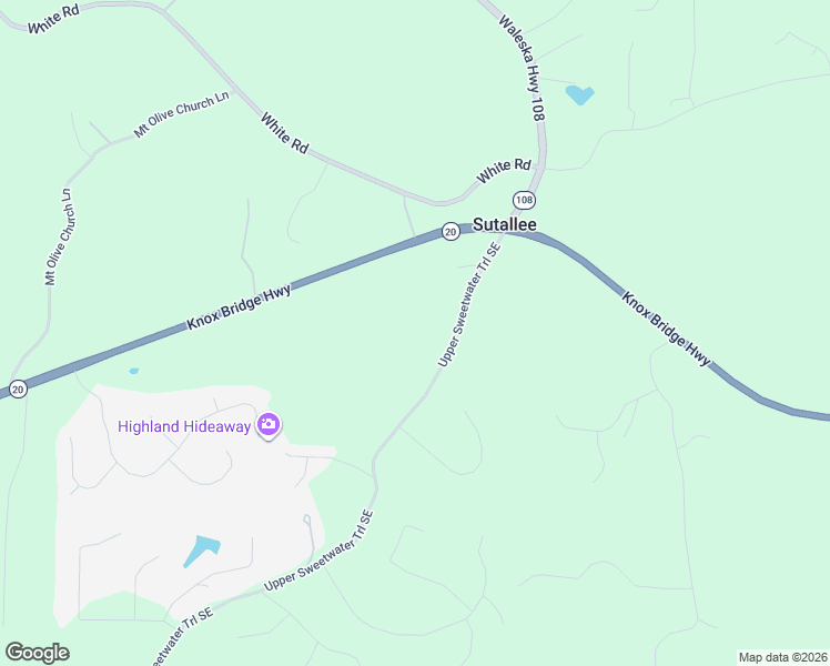map of restaurants, bars, coffee shops, grocery stores, and more near 2717 Upper Sweetwater Trail in White