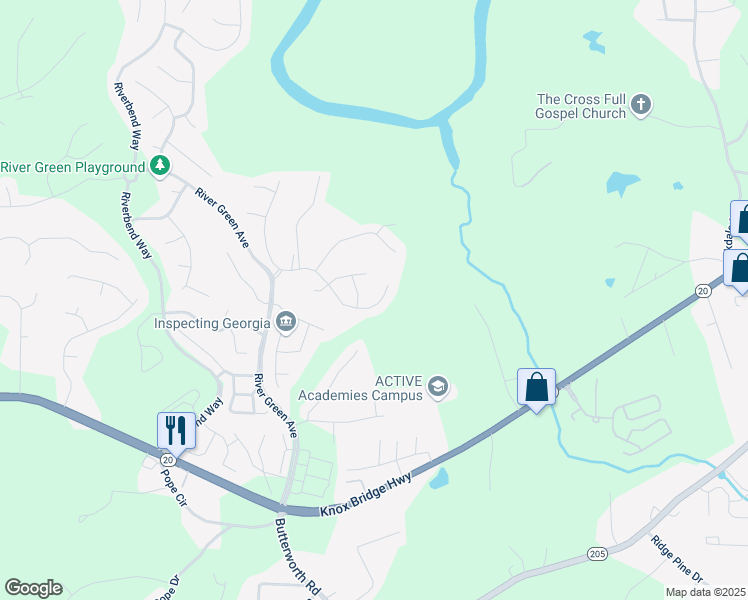 map of restaurants, bars, coffee shops, grocery stores, and more near 924 Woodbury Road in Canton