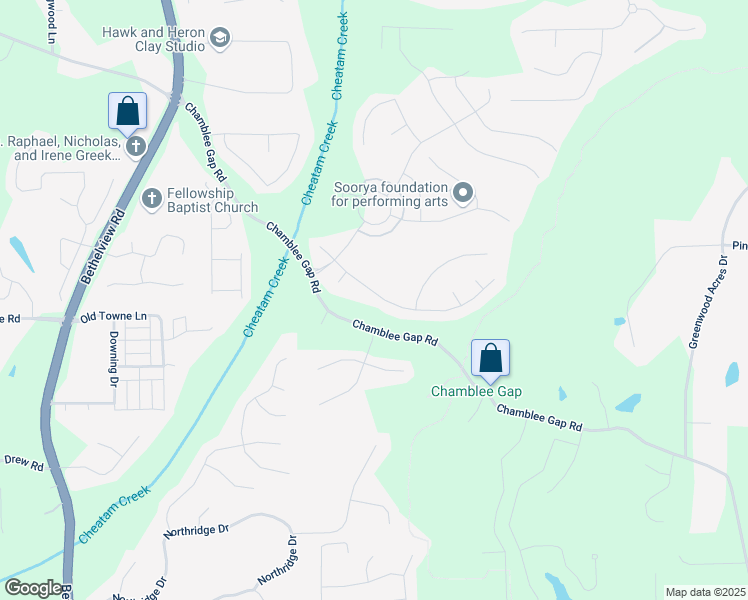 map of restaurants, bars, coffee shops, grocery stores, and more near 2470 Crimson Downs Drive in Cumming