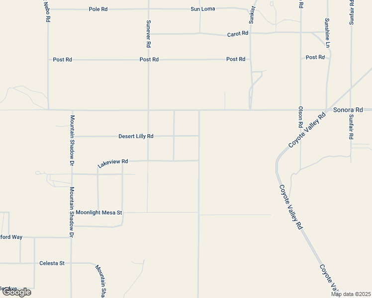 map of restaurants, bars, coffee shops, grocery stores, and more near 63840 Desert Lilly Road in Joshua Tree