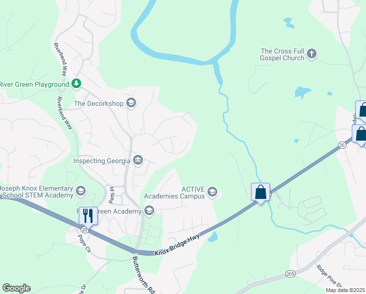 map of restaurants, bars, coffee shops, grocery stores, and more near 916 Woodbury Road in Canton