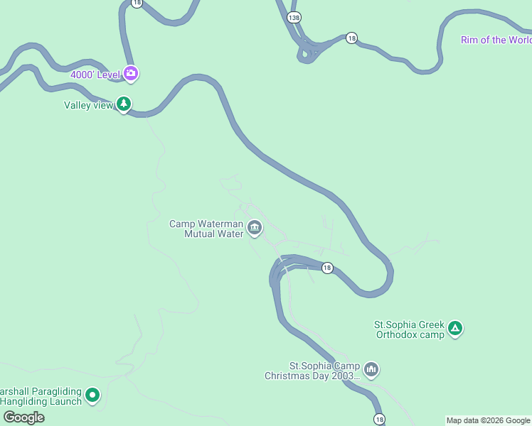 map of restaurants, bars, coffee shops, grocery stores, and more near Forest Lane in San Bernardino