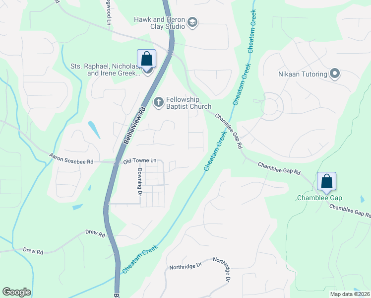 map of restaurants, bars, coffee shops, grocery stores, and more near 2910 Laurel Gate Lane in Cumming