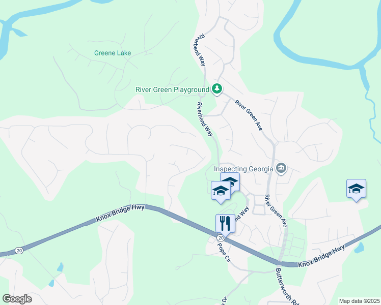 map of restaurants, bars, coffee shops, grocery stores, and more near 301 Mystic Court in Canton