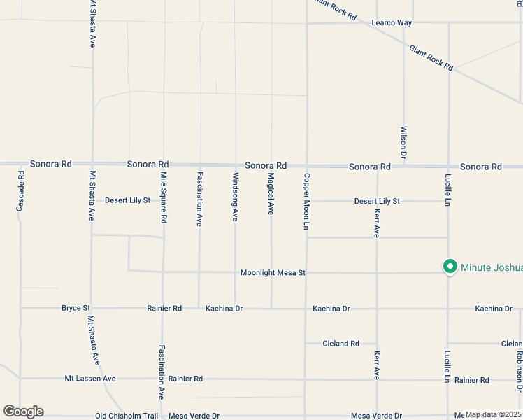 map of restaurants, bars, coffee shops, grocery stores, and more near in Joshua Tree