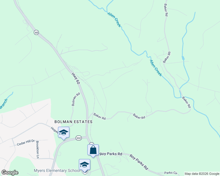 map of restaurants, bars, coffee shops, grocery stores, and more near 3808 Fawn Court in Gainesville