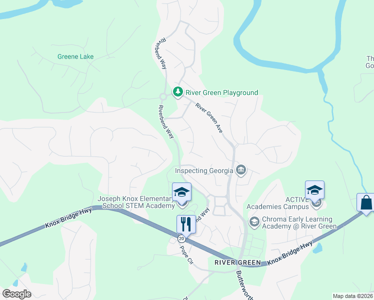 map of restaurants, bars, coffee shops, grocery stores, and more near 618 Parkview Drive in Canton