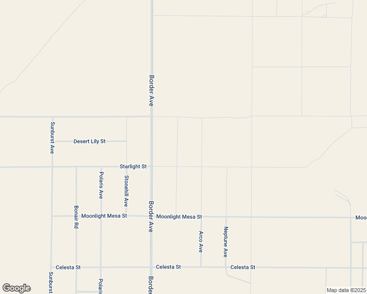 map of restaurants, bars, coffee shops, grocery stores, and more near Milky Way Avenue in San Bernardino County