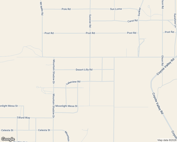 map of restaurants, bars, coffee shops, grocery stores, and more near 1835 Sunever Road in Joshua Tree