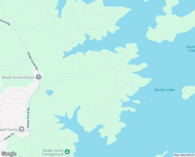 map of restaurants, bars, coffee shops, grocery stores, and more near 7155 Flowery Branch Road in Cumming