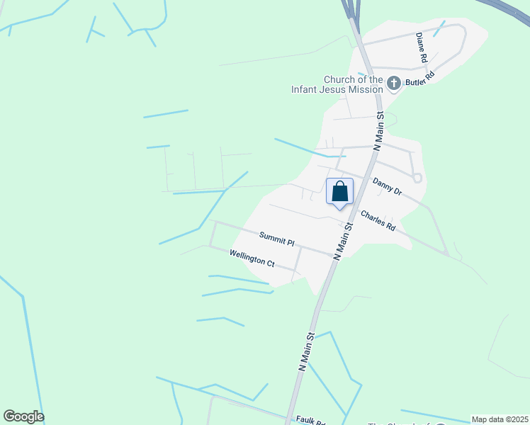 map of restaurants, bars, coffee shops, grocery stores, and more near 155 Planters Ridge Court in Marion