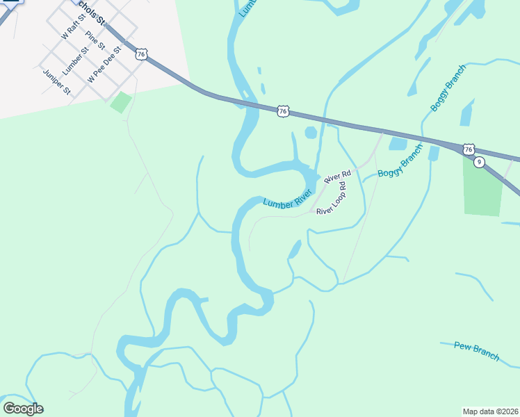 map of restaurants, bars, coffee shops, grocery stores, and more near 3429 River Road in Nichols