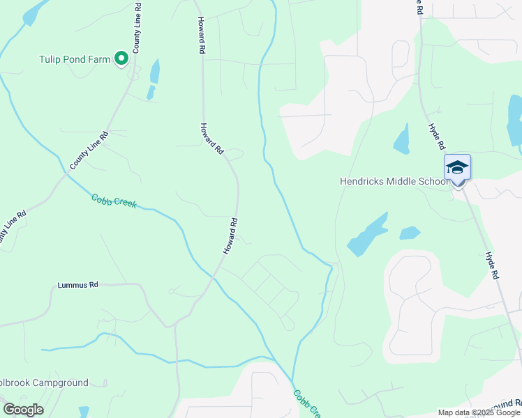 map of restaurants, bars, coffee shops, grocery stores, and more near 5160 Howard Road in Cumming