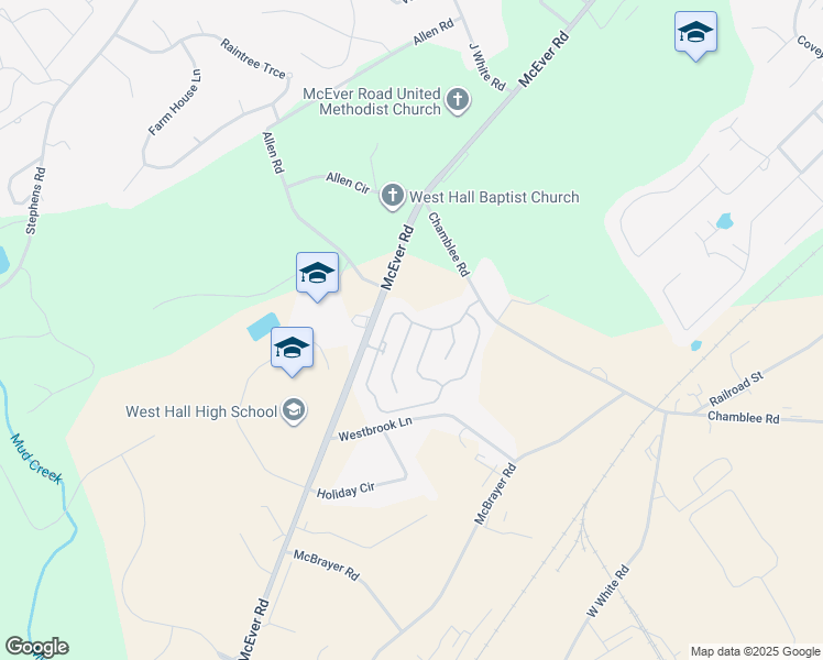 map of restaurants, bars, coffee shops, grocery stores, and more near 5303 Aster Place in Oakwood