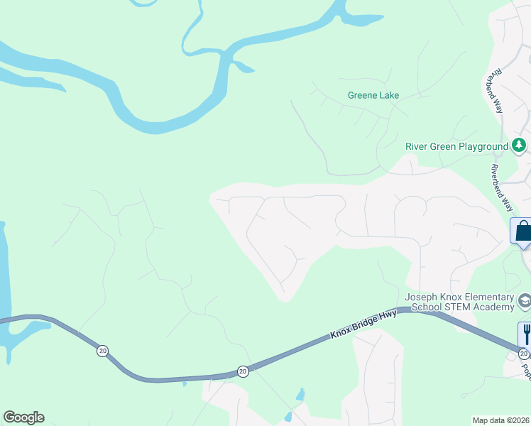 map of restaurants, bars, coffee shops, grocery stores, and more near 500 Champion Drive in Canton