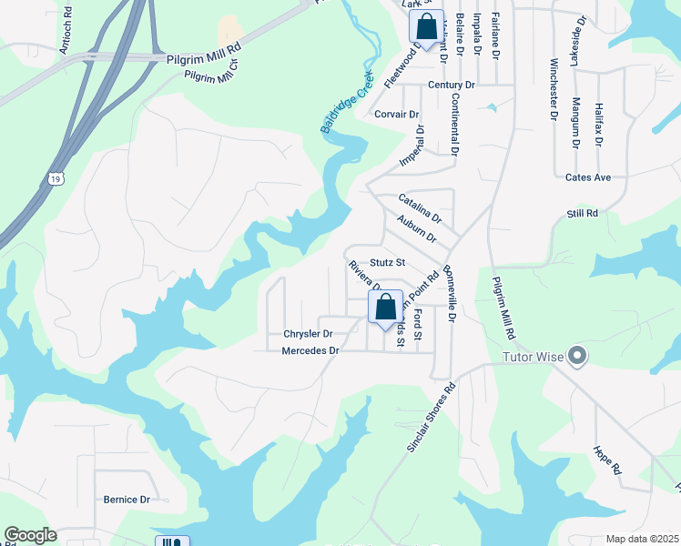 map of restaurants, bars, coffee shops, grocery stores, and more near 3860 Grand Prix Street in Cumming