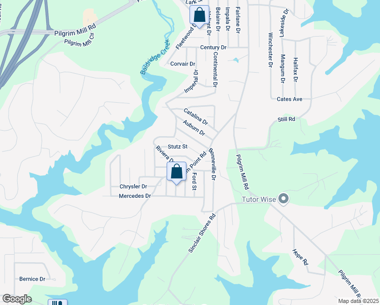 map of restaurants, bars, coffee shops, grocery stores, and more near 4030 Hudson Drive in Cumming