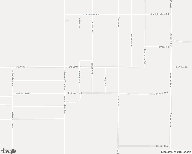 map of restaurants, bars, coffee shops, grocery stores, and more near 1777 Hilton Avenue in Yucca Valley