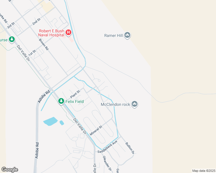 map of restaurants, bars, coffee shops, grocery stores, and more near 7000 Sagebrush Terrace in Twentynine Palms