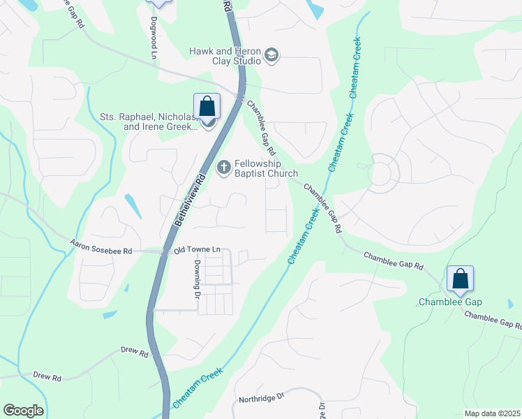map of restaurants, bars, coffee shops, grocery stores, and more near 2710 Laurel Gate Lane in Cumming