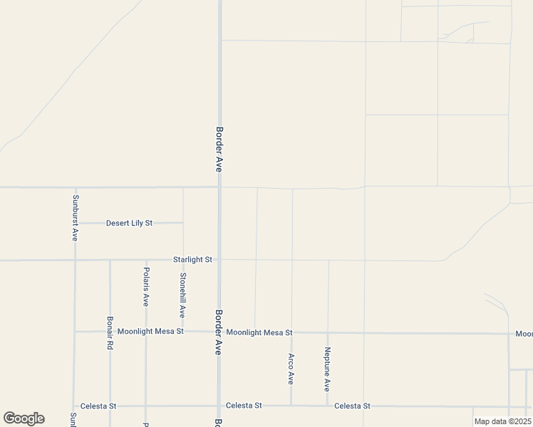 map of restaurants, bars, coffee shops, grocery stores, and more near Milky Way Avenue in San Bernardino County