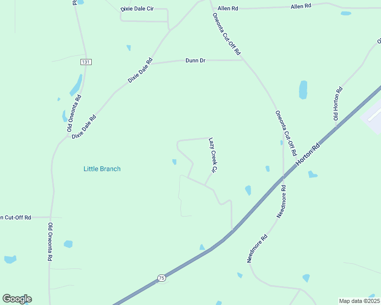 map of restaurants, bars, coffee shops, grocery stores, and more near 485 Lazy Creek Circle in Albertville