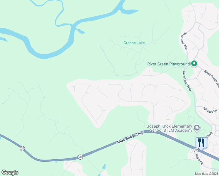 map of restaurants, bars, coffee shops, grocery stores, and more near 1079 Fieldstone Drive in Canton