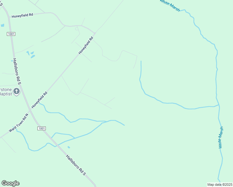 map of restaurants, bars, coffee shops, grocery stores, and more near 453 Deer Run Estates Drive in Whiteville