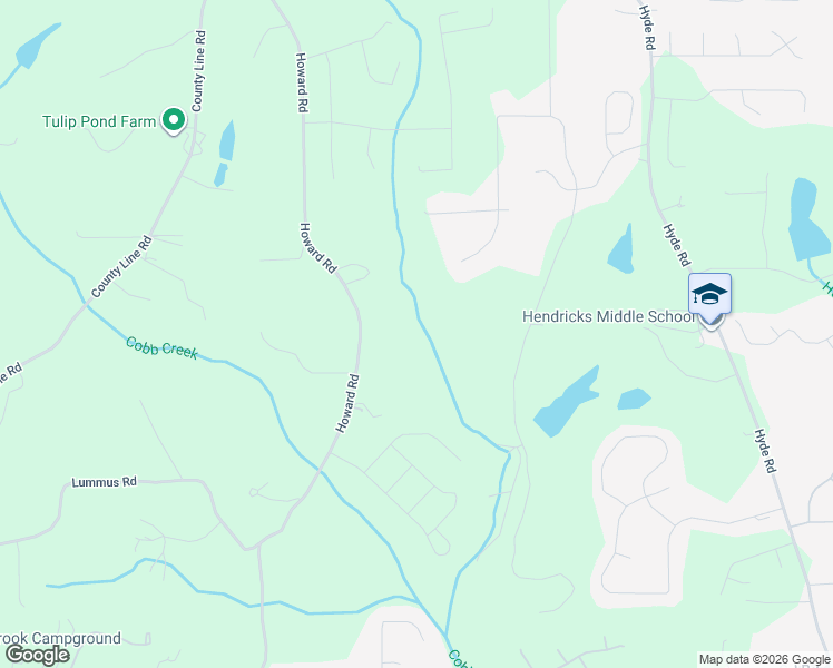 map of restaurants, bars, coffee shops, grocery stores, and more near 5190 Howard Road in Cumming