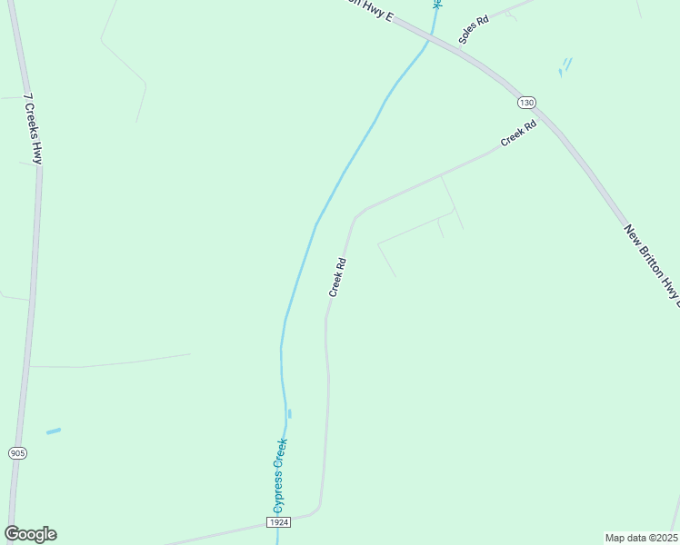map of restaurants, bars, coffee shops, grocery stores, and more near 745 Creek Road in Whiteville