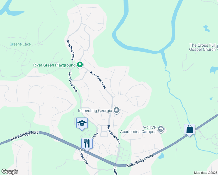 map of restaurants, bars, coffee shops, grocery stores, and more near 1005 Woodbury Road in Canton