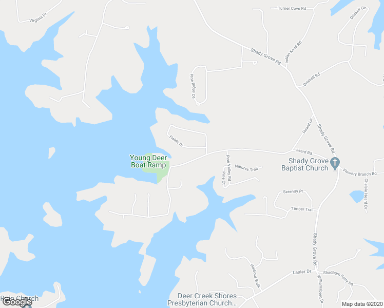 map of restaurants, bars, coffee shops, grocery stores, and more near 7240 Heard Road in Cumming