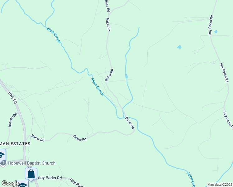 map of restaurants, bars, coffee shops, grocery stores, and more near 3855 Lee Ann Drive in Gainesville