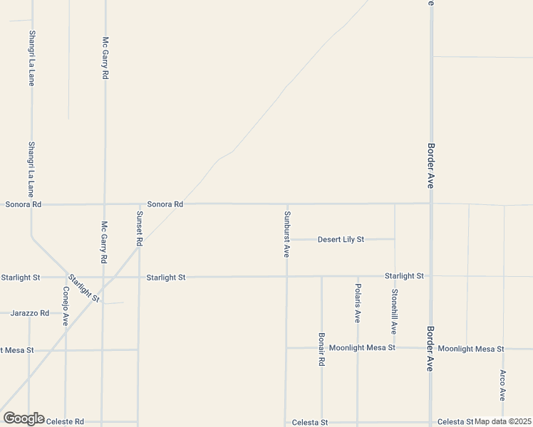 map of restaurants, bars, coffee shops, grocery stores, and more near 62050 Sonora Road in Joshua Tree
