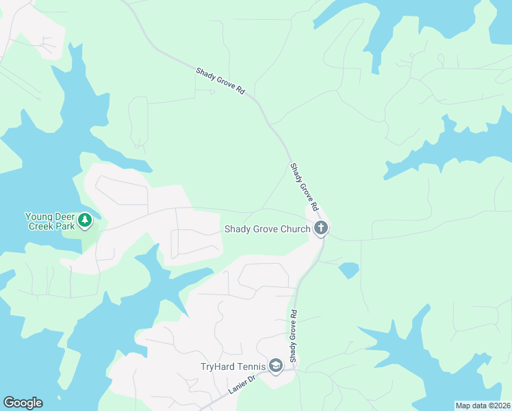 map of restaurants, bars, coffee shops, grocery stores, and more near 6880 Heard Lane in Cumming