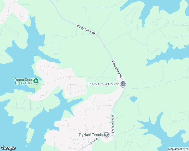 map of restaurants, bars, coffee shops, grocery stores, and more near 6970 Heard Road in Cumming