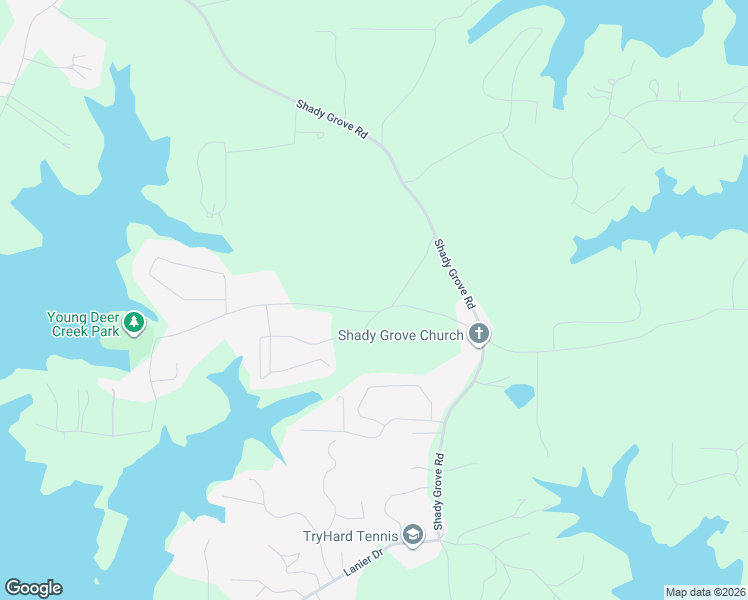 map of restaurants, bars, coffee shops, grocery stores, and more near 6970 Heard Road in Cumming
