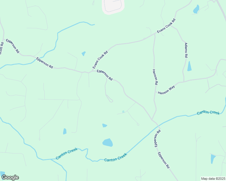 map of restaurants, bars, coffee shops, grocery stores, and more near 1825 Epperson Road in Canton