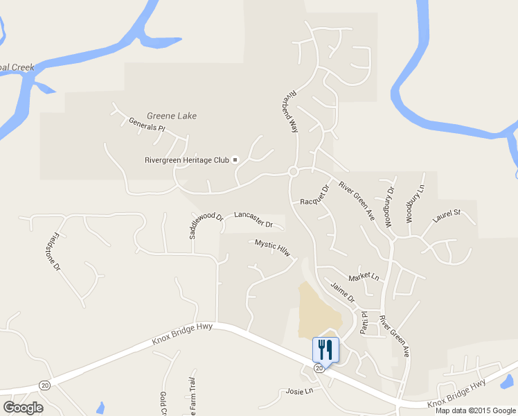 map of restaurants, bars, coffee shops, grocery stores, and more near 417 Lancaster Drive in Canton