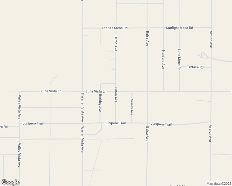 map of restaurants, bars, coffee shops, grocery stores, and more near 1698 Hilton Avenue in Yucca Valley