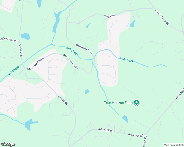 map of restaurants, bars, coffee shops, grocery stores, and more near 150 Grandmar Chase in Canton