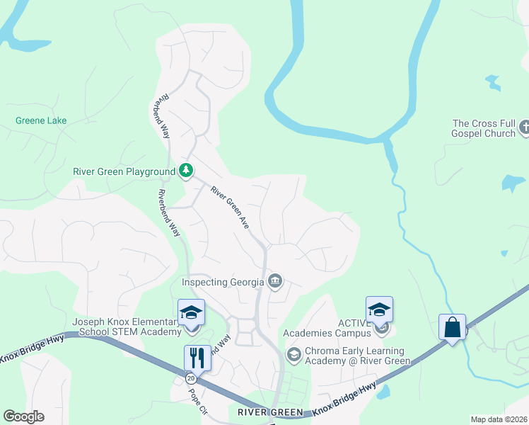 map of restaurants, bars, coffee shops, grocery stores, and more near 1010 Woodbury Road in Canton