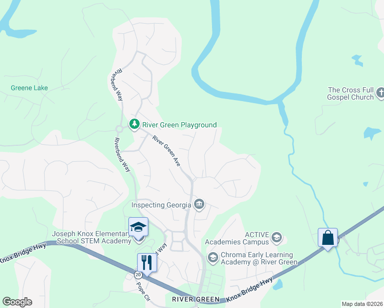 map of restaurants, bars, coffee shops, grocery stores, and more near 1010 Woodbury Road in Canton