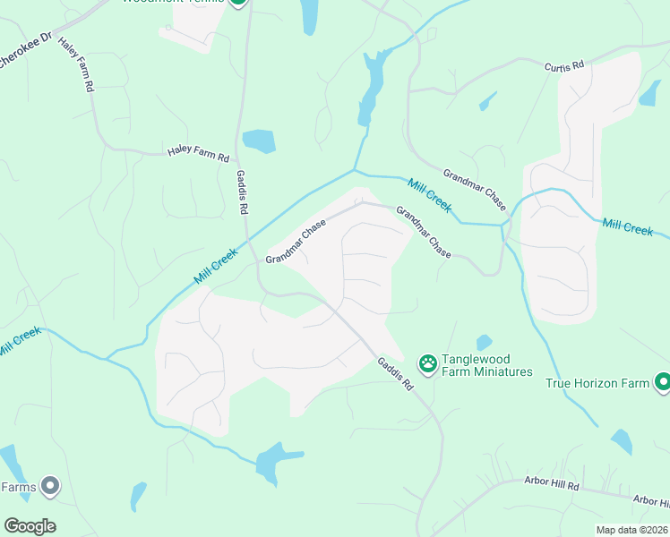 map of restaurants, bars, coffee shops, grocery stores, and more near 111 Grand Oaks Drive in Canton