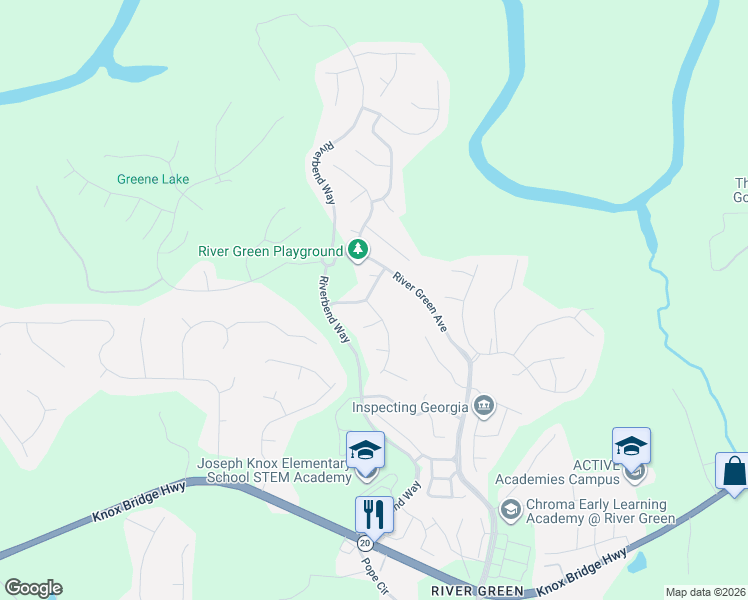 map of restaurants, bars, coffee shops, grocery stores, and more near 109 Racquet Drive in Canton