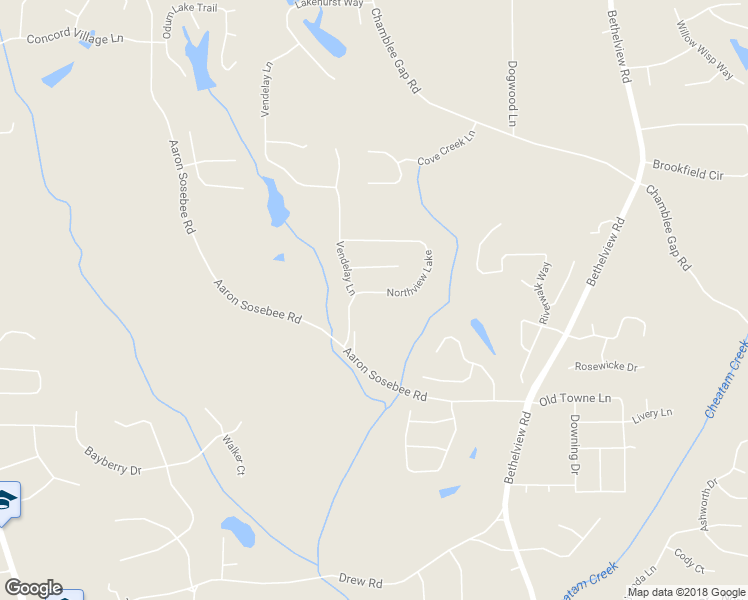 map of restaurants, bars, coffee shops, grocery stores, and more near 5130 Northview Lake in Cumming
