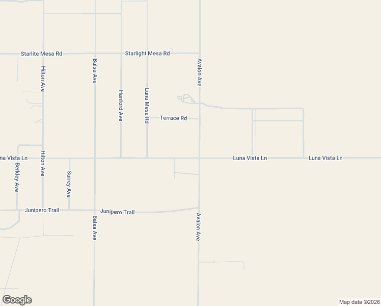 map of restaurants, bars, coffee shops, grocery stores, and more near 1676 Avalon Avenue in Yucca Valley