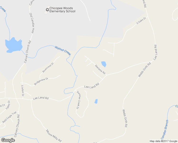 map of restaurants, bars, coffee shops, grocery stores, and more near 2631 Commander Drive in Gainesville